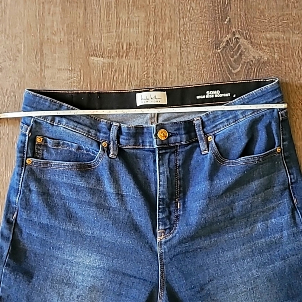 Nicole Miller SOHO high rise bootcut jeans